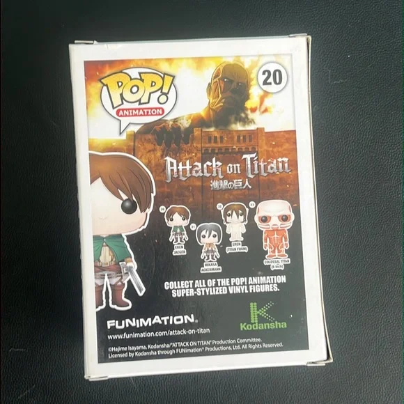 Funko Pop! Vinyl Figure Attack on Titan Eren Jaeger 20